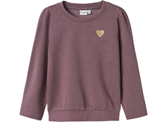 Name It arctic dusk heart sweatshirt